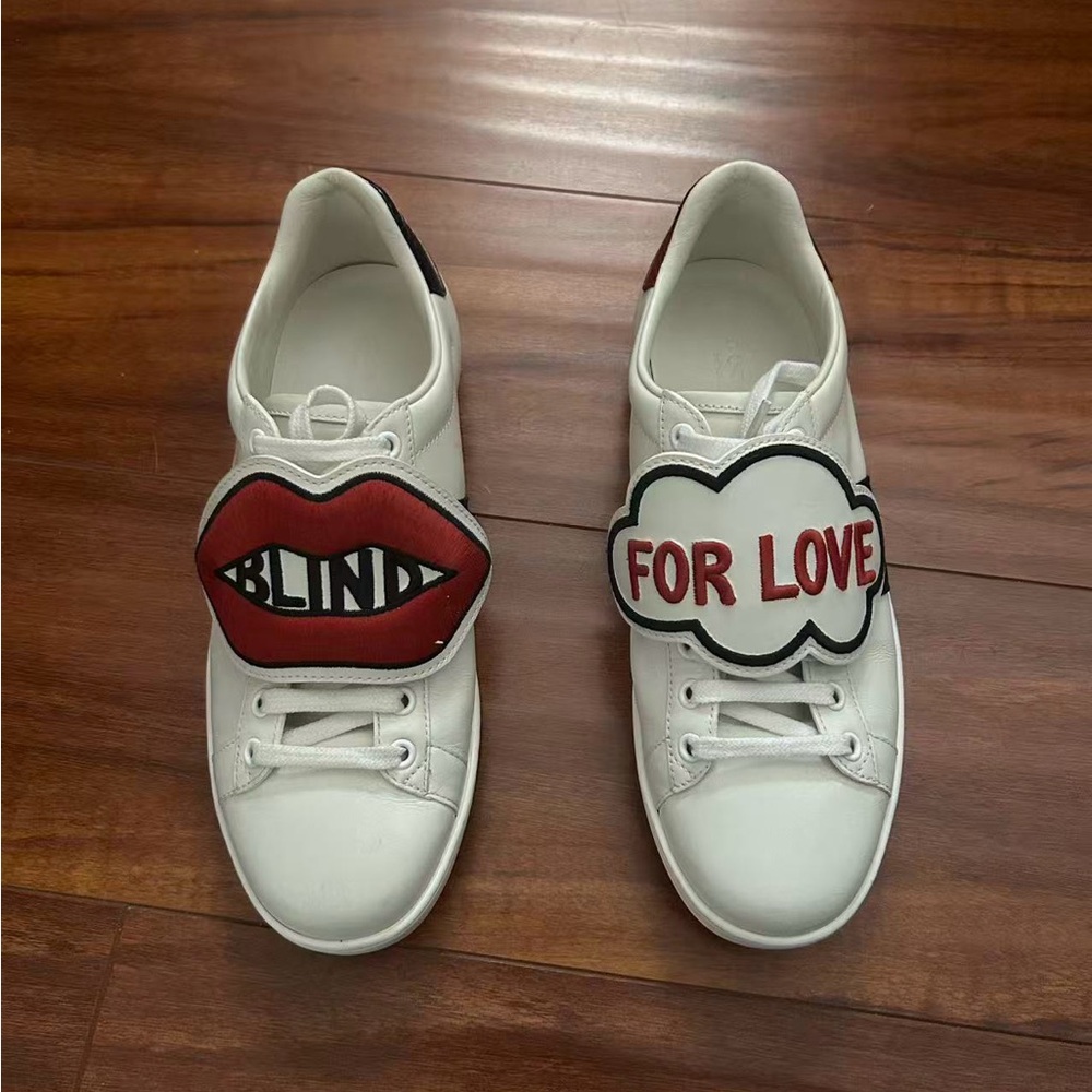 Gucci Ace “Blind For Love” Sneakers